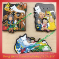 Cartoon characters 3D pvc fridge magnets